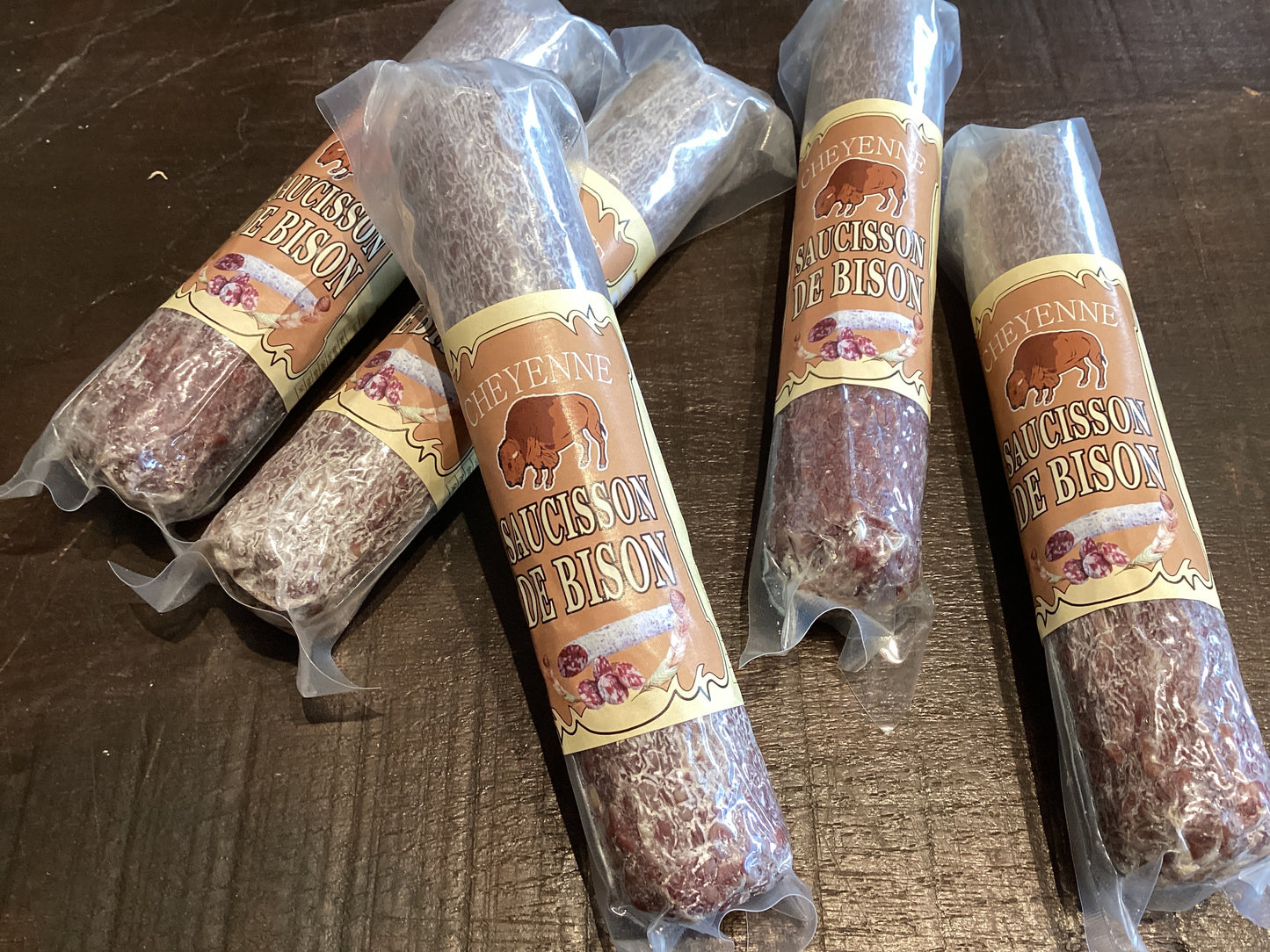 SAUCISSON DE BISON 165g