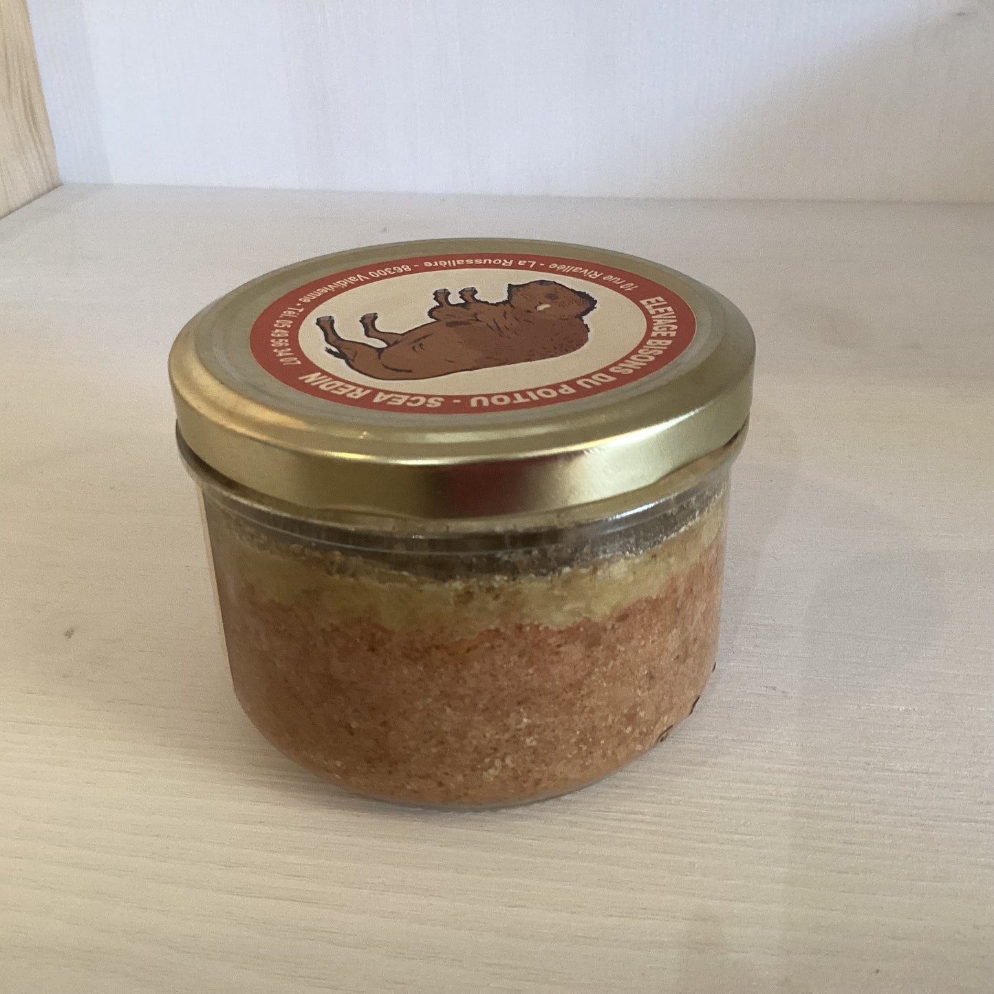 TERRINE DE BISON AUX CEPES 180g