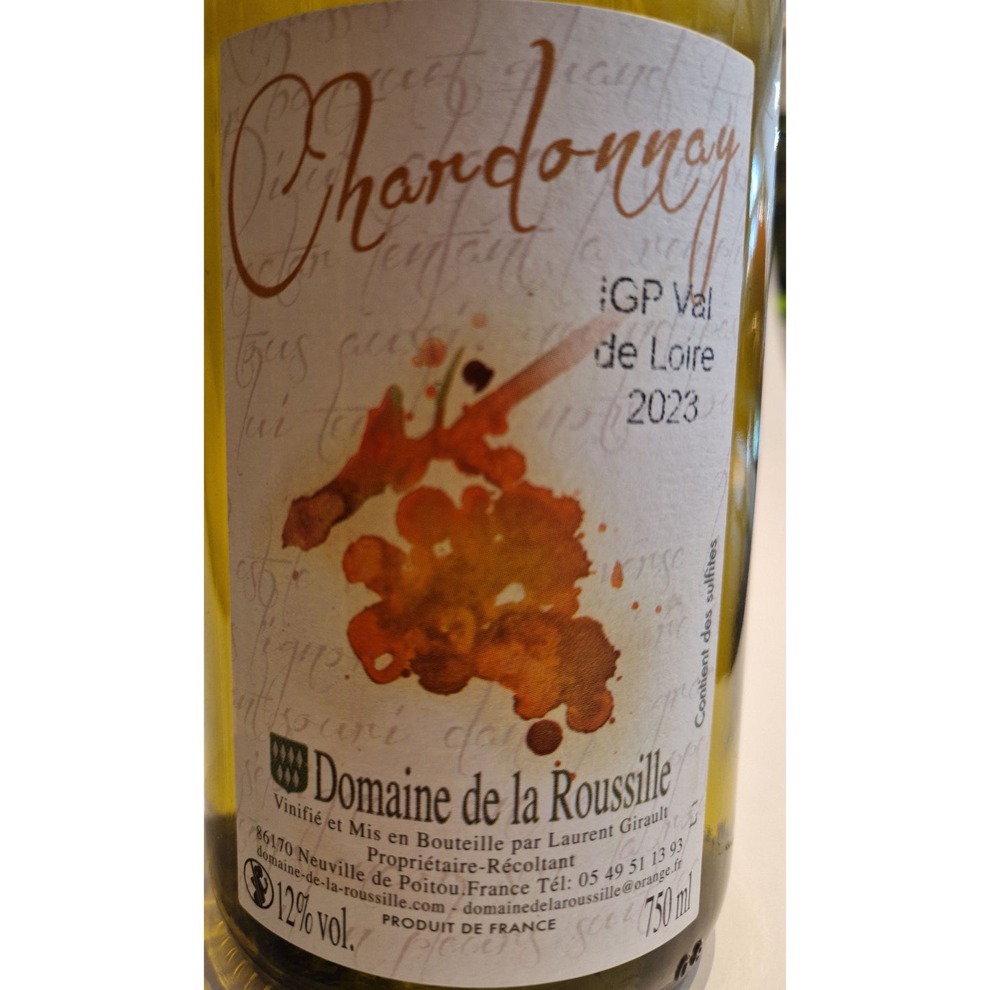 CHARDONNAY VAL DE LOIRE 75cl