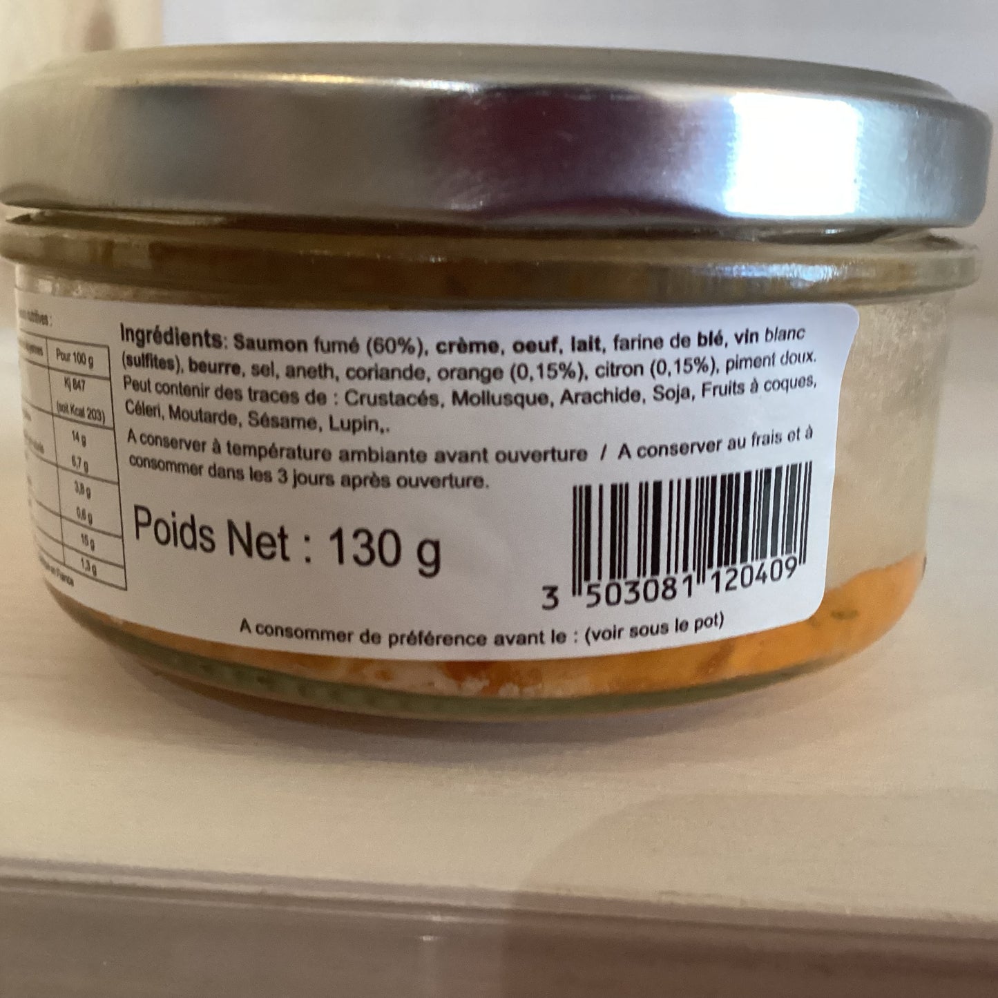 RILLETTES DE SAUMON FUMÉ