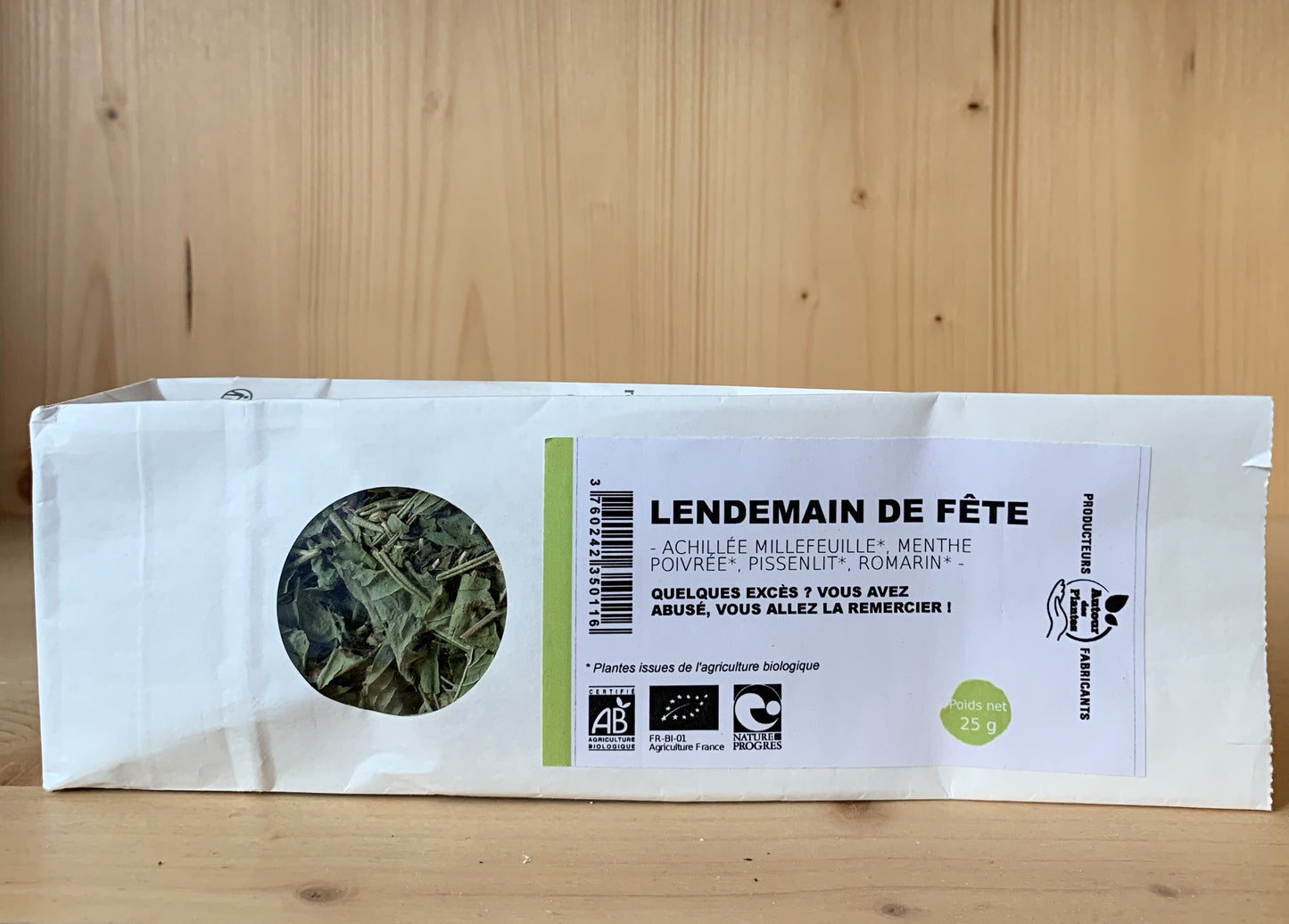 LENDEMAIN DE FÊTE TISANES COMPOSEES 25g