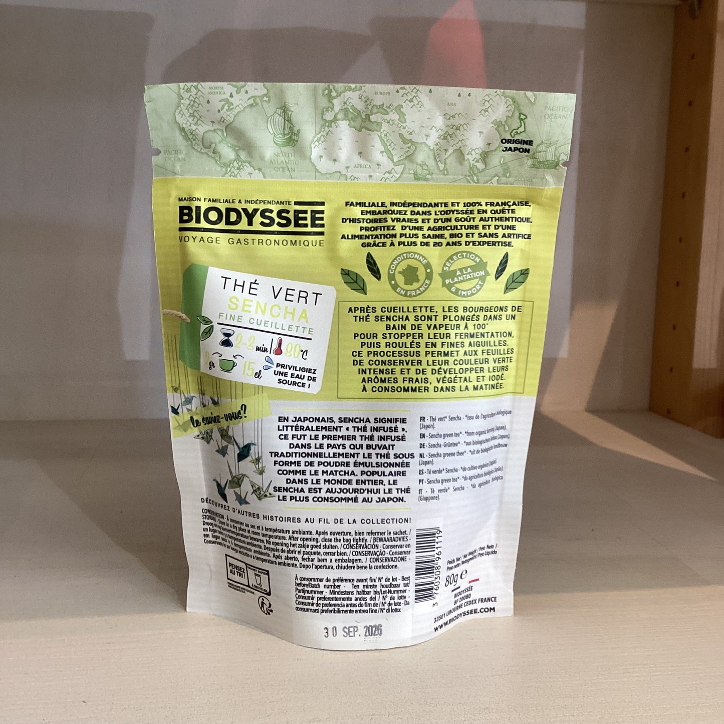 THÉ VERT SENCHA JAPON 80g