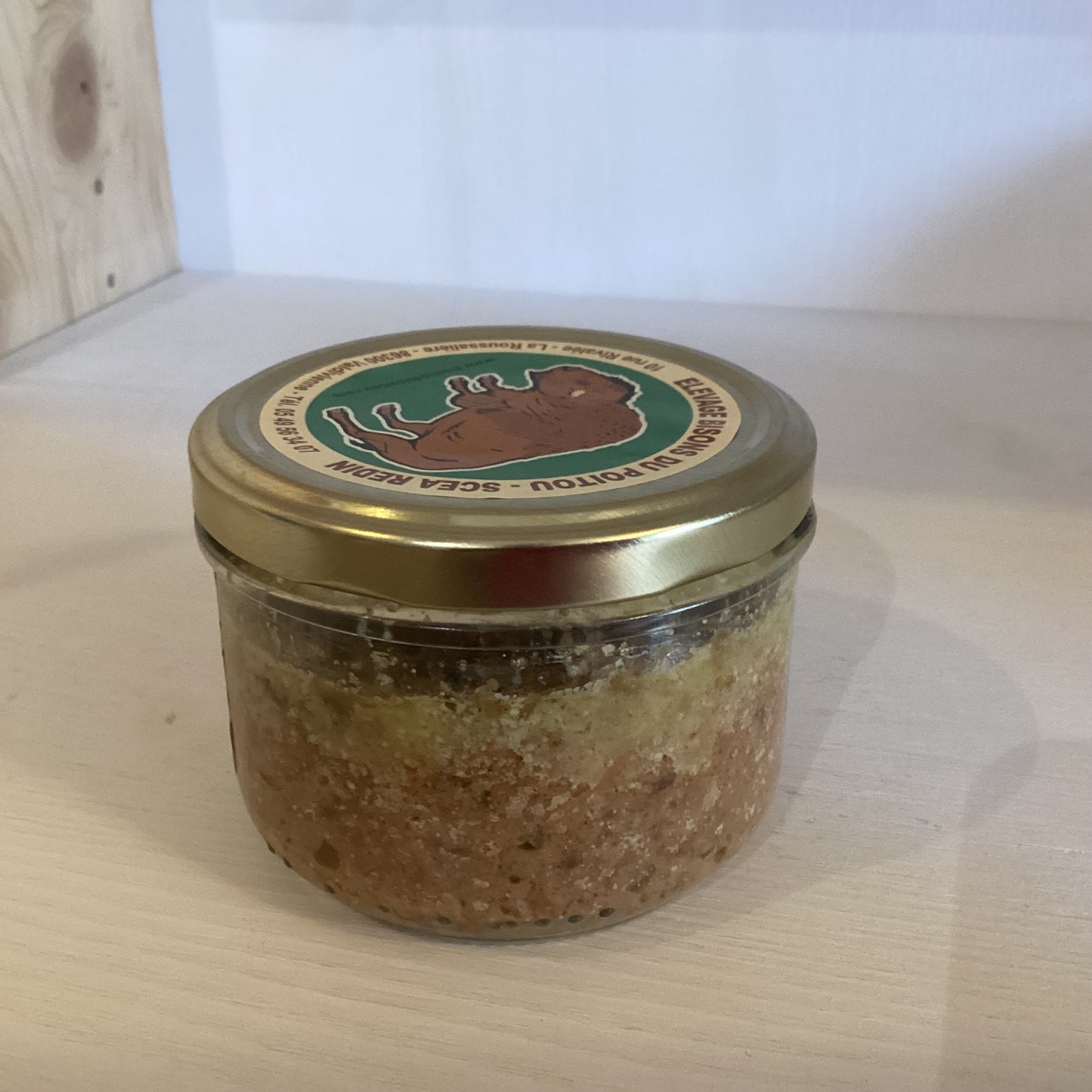 TERRINE DE BISON AUX CHATAIGNES 180g