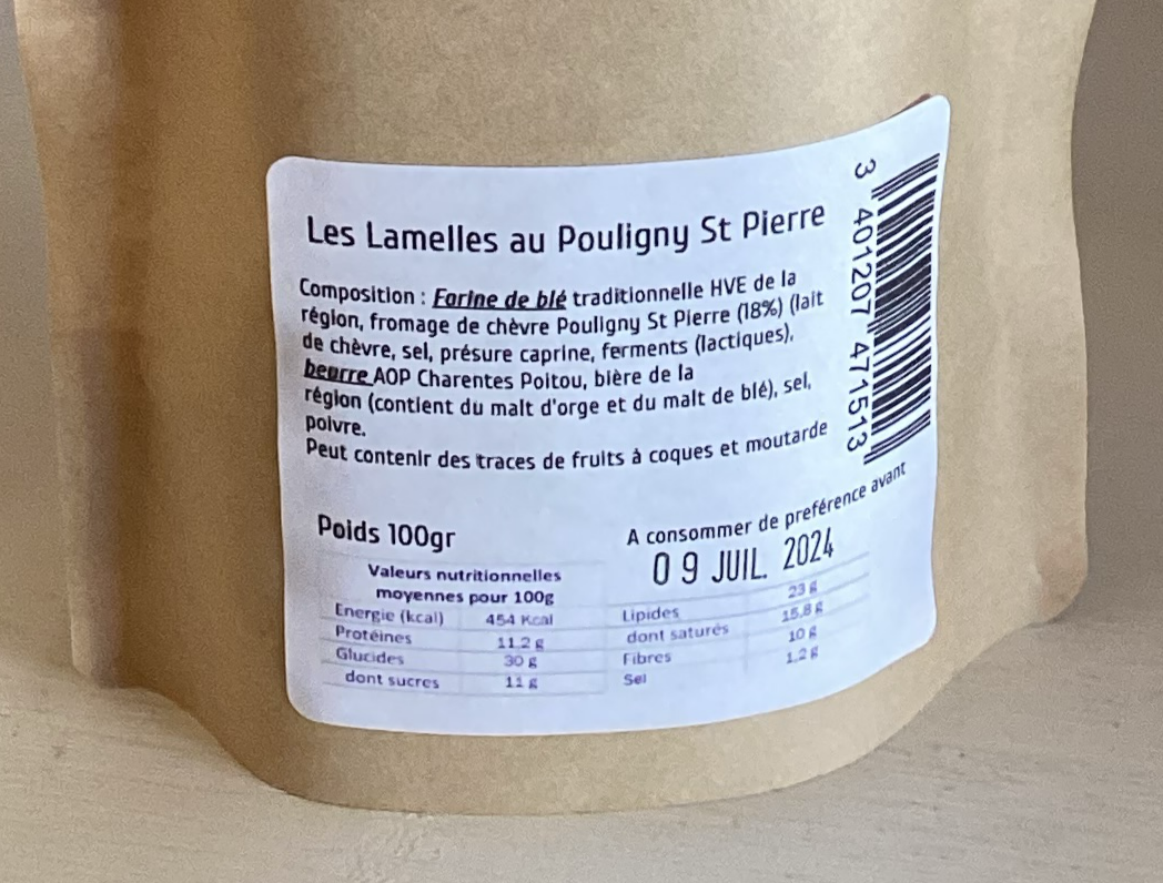 LAMELLES POULIGNY ST PIERRE 90g