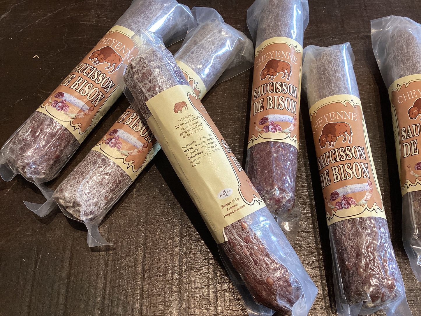 SAUCISSON DE BISON 165g