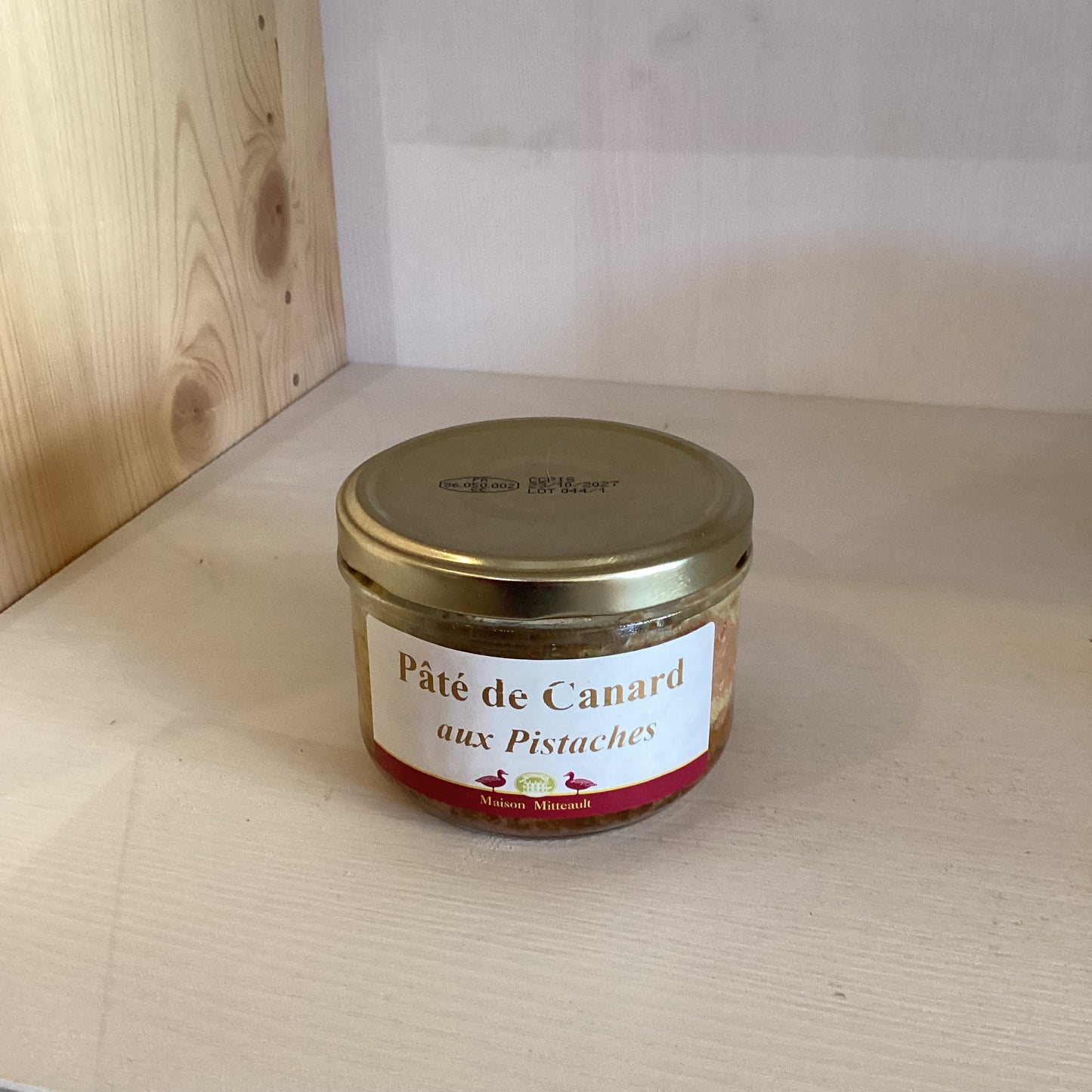 PATE DE CANARD AUX PISTACHES 180g
