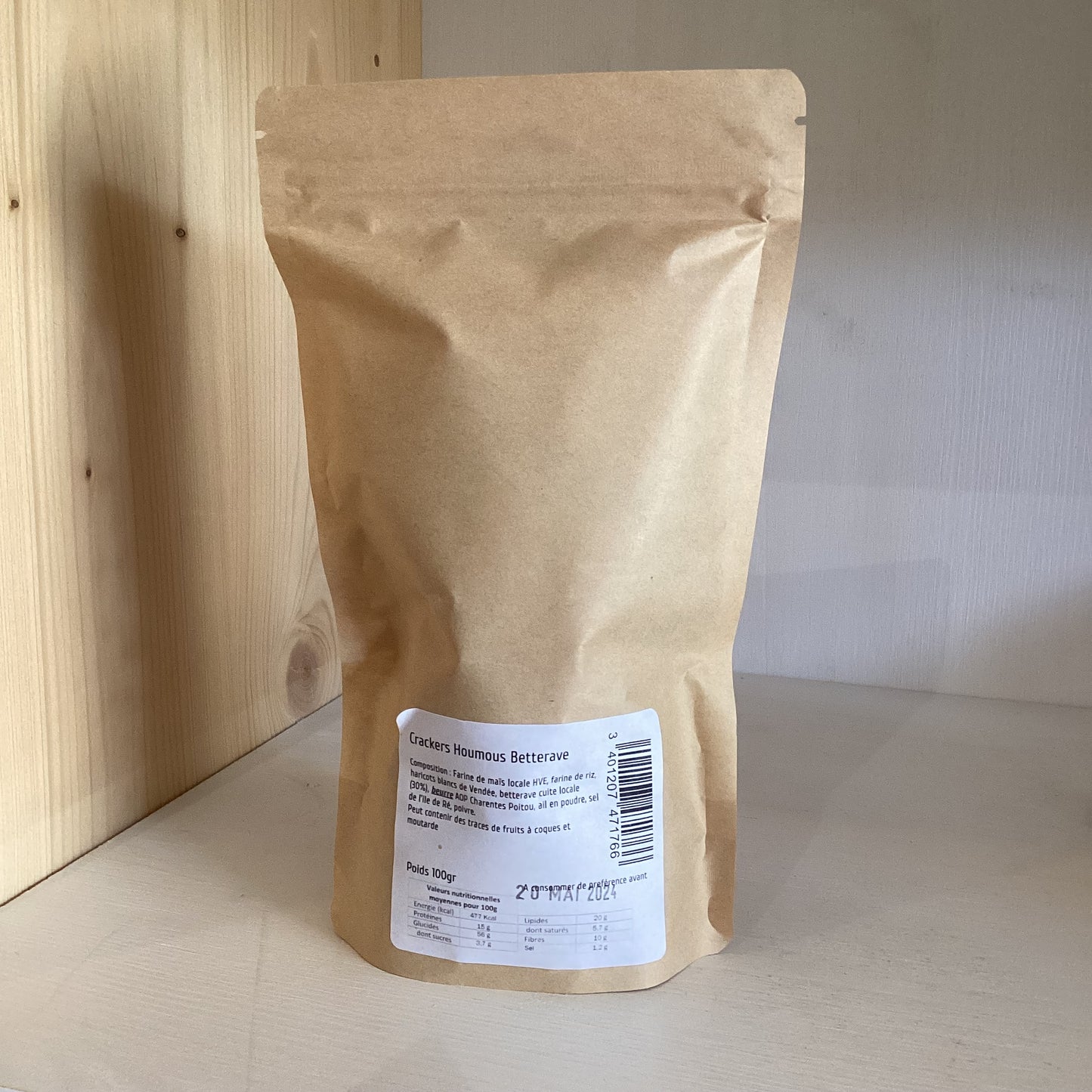 CRACKERS HOUMOUS BETTERAVE 90g