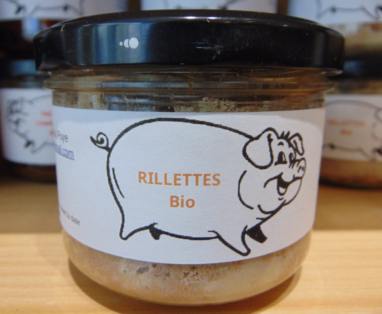 RILLETTES DE PORC BIO 180g