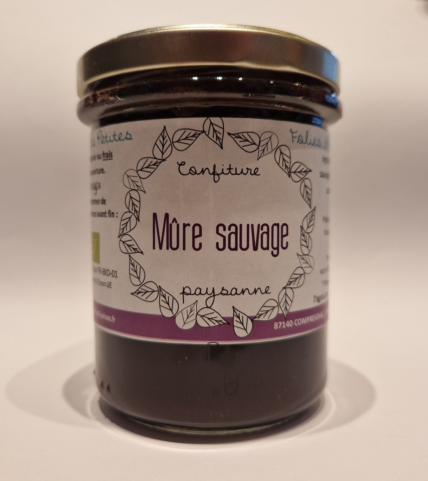 CONFITURE BIO DE MURE SAUVAGE 230g