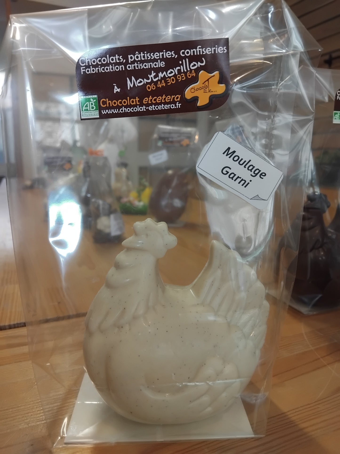 POULE BLANC TAILLE M