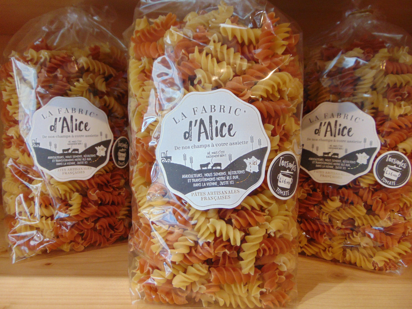 PATES TORSADES TOMATE 500g