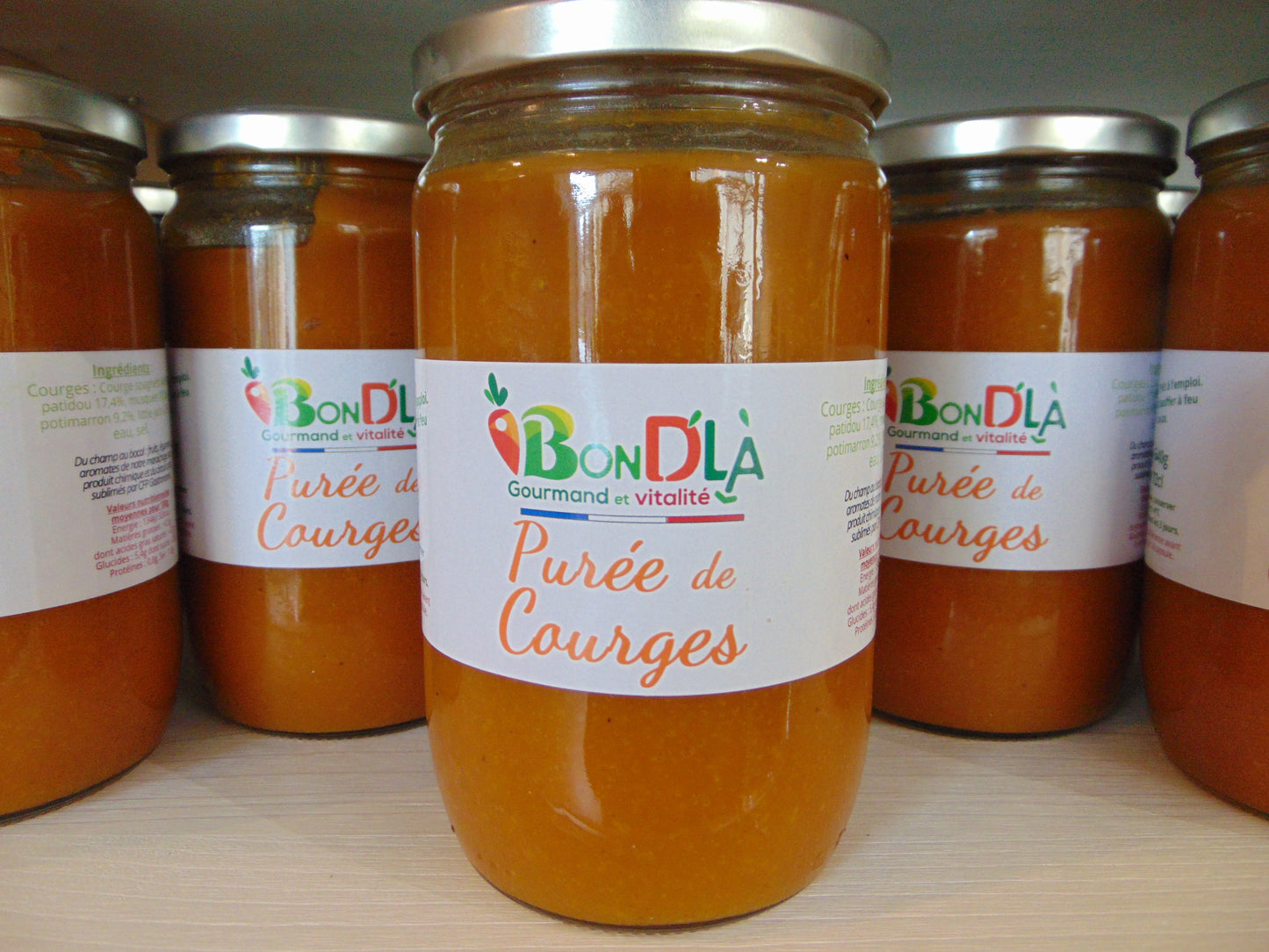 PUREE DE COURGES 640g