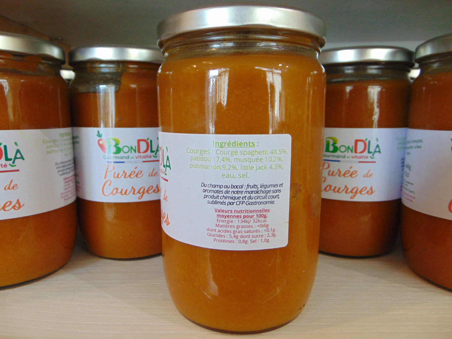 PUREE DE COURGES 640g