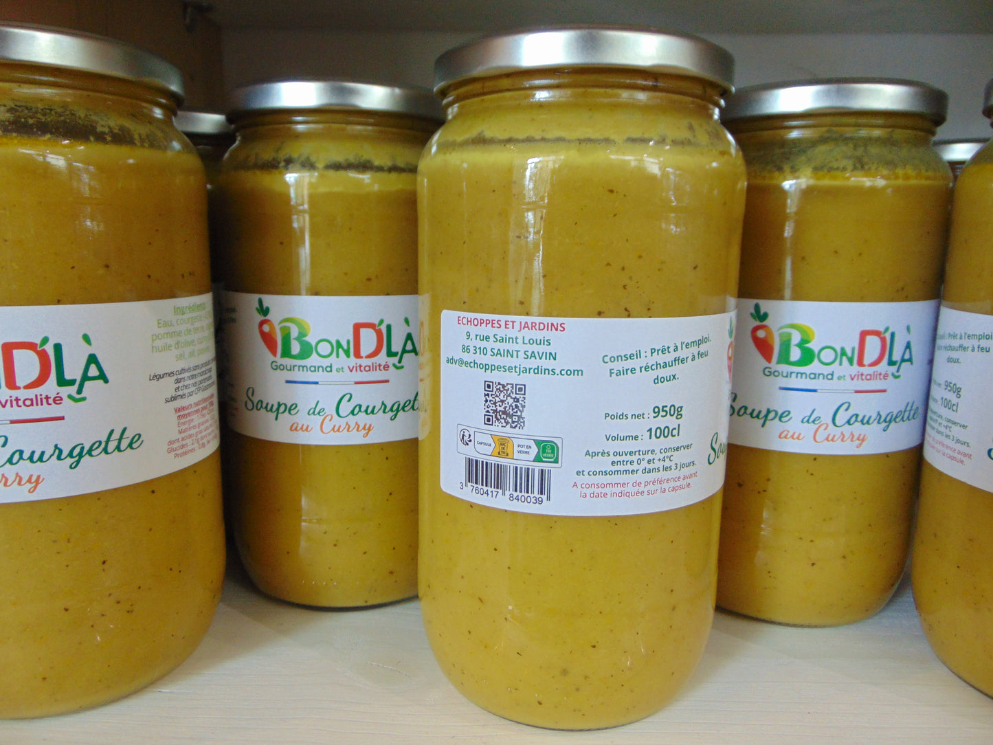 SOUPE COURGETTE CURRY 100CL