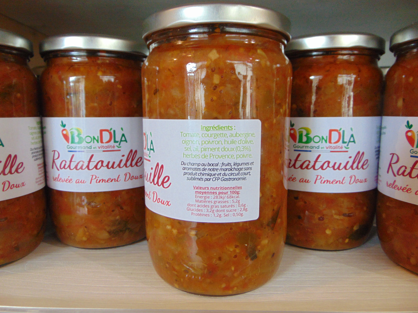 RATATOUILLE PIMENT DOUX 660G