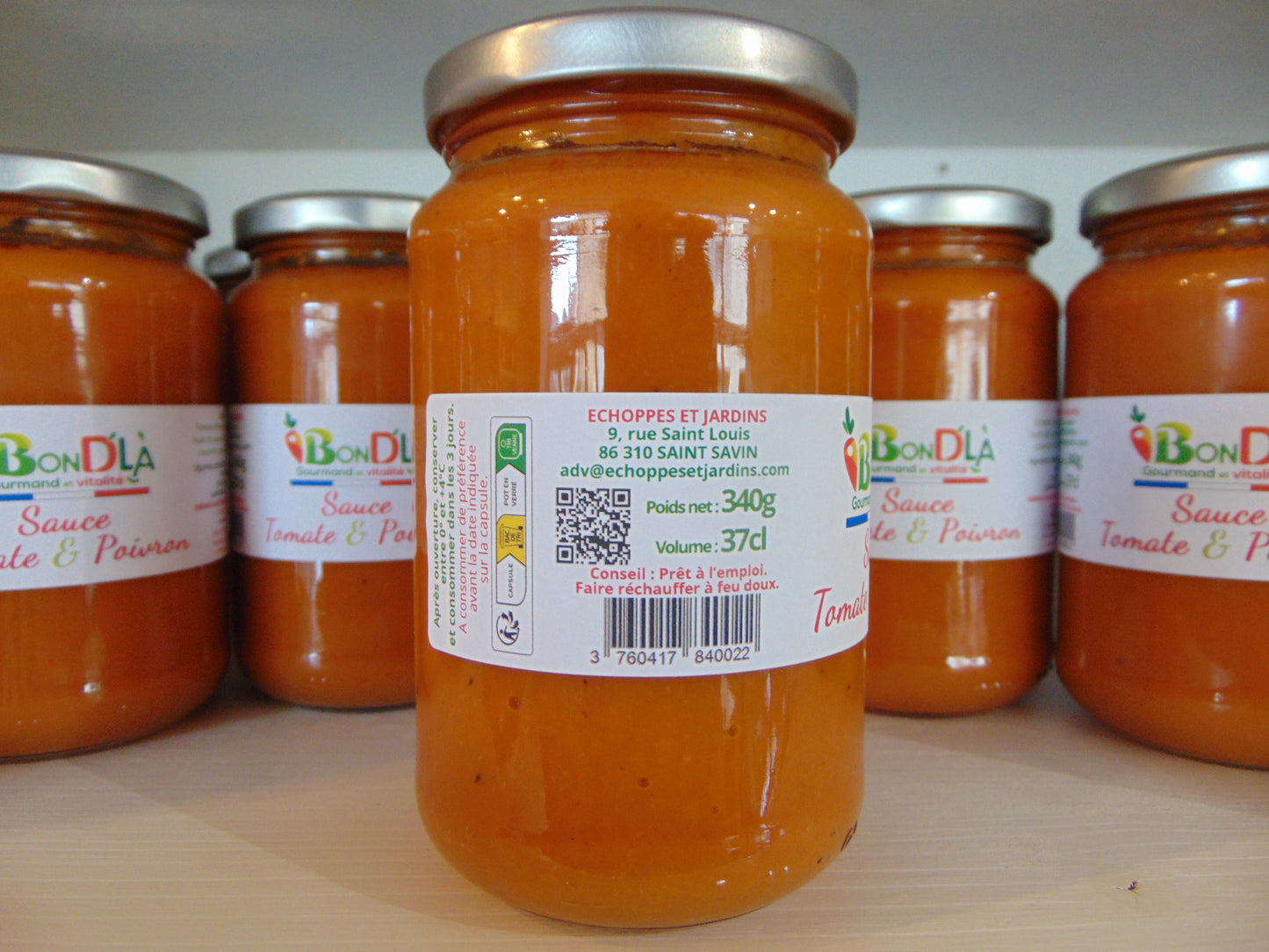 SAUCE TOMATE POIVRON 340G