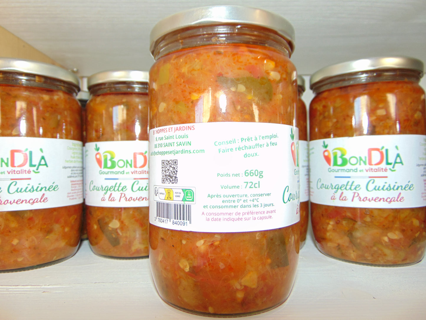 COURGETTES CUISINEES PROVENCALE 660G