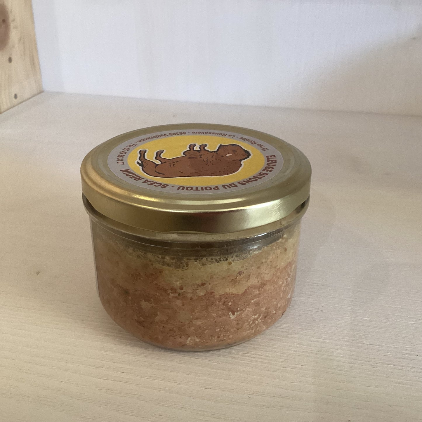 TERRINE DE BISON NATURE 180g