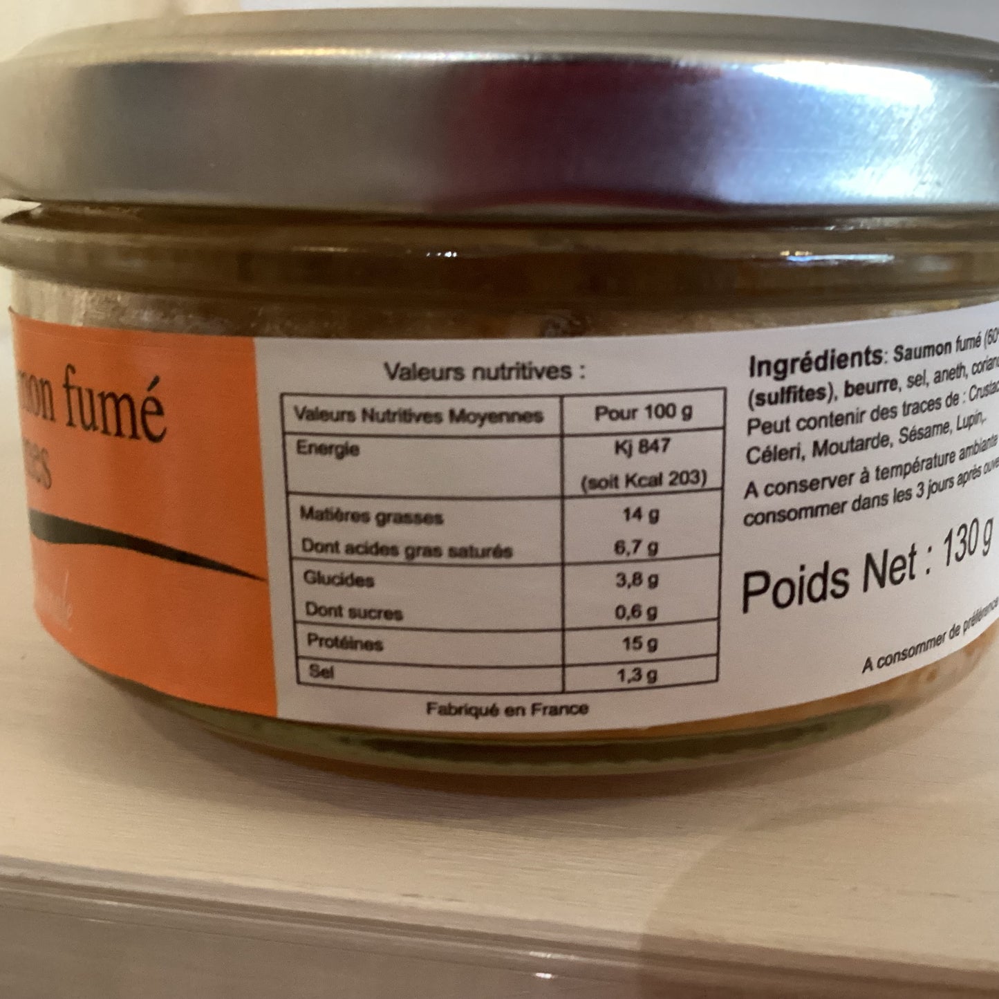 RILLETTES DE SAUMON FUMÉ