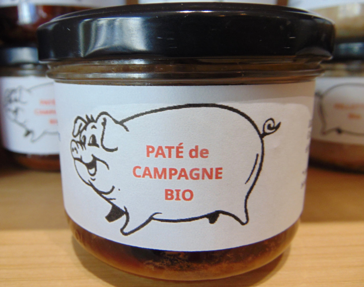 PATE DE CAMPAGNE DE PORC BIO 180g