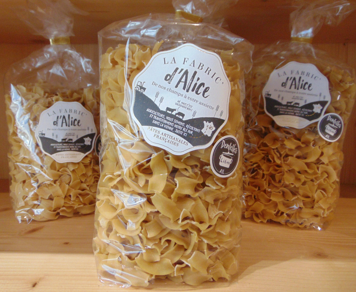 PATES DENTELLES AIL 500g