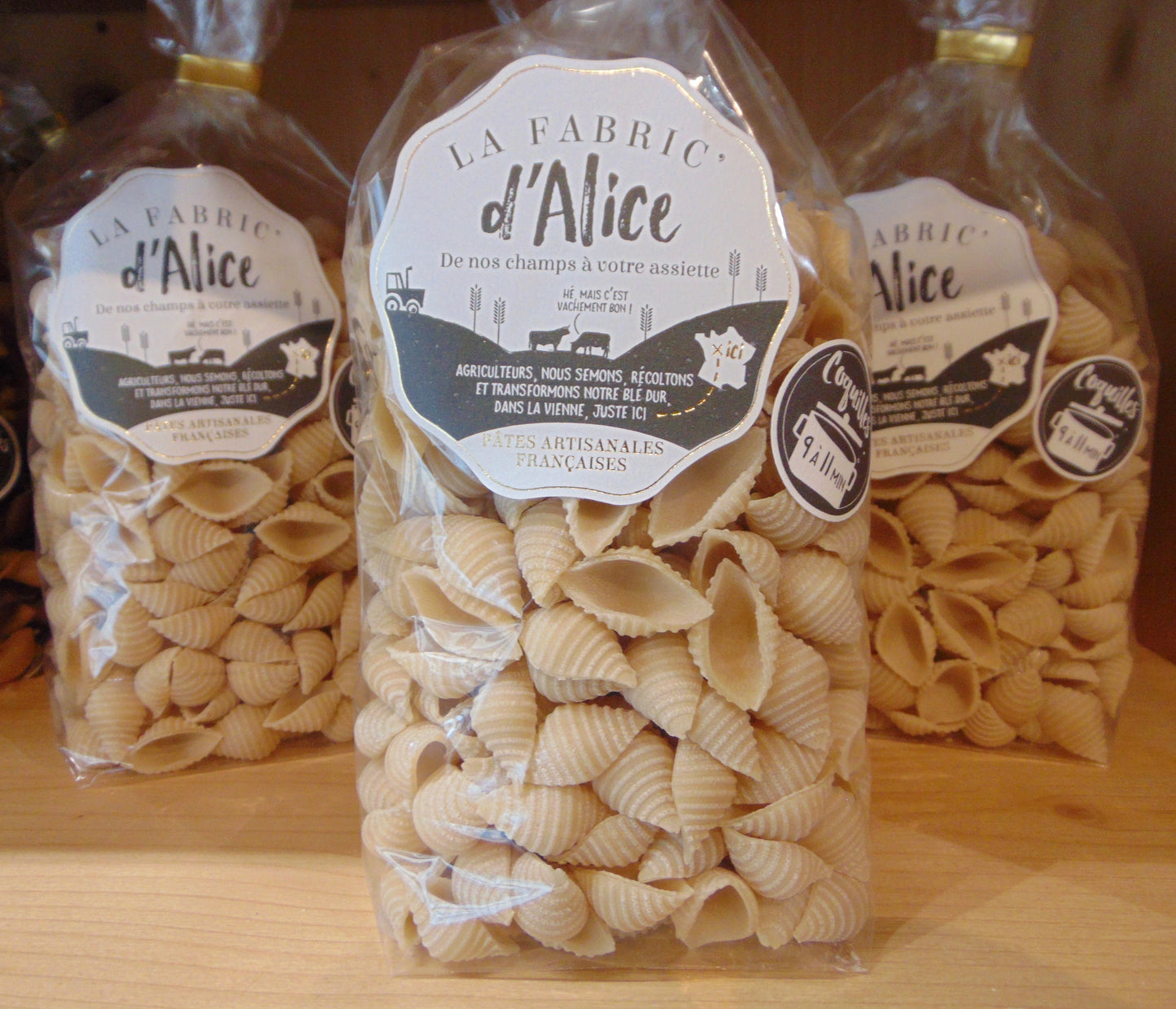 PATES COQUILLES NATURE 300g