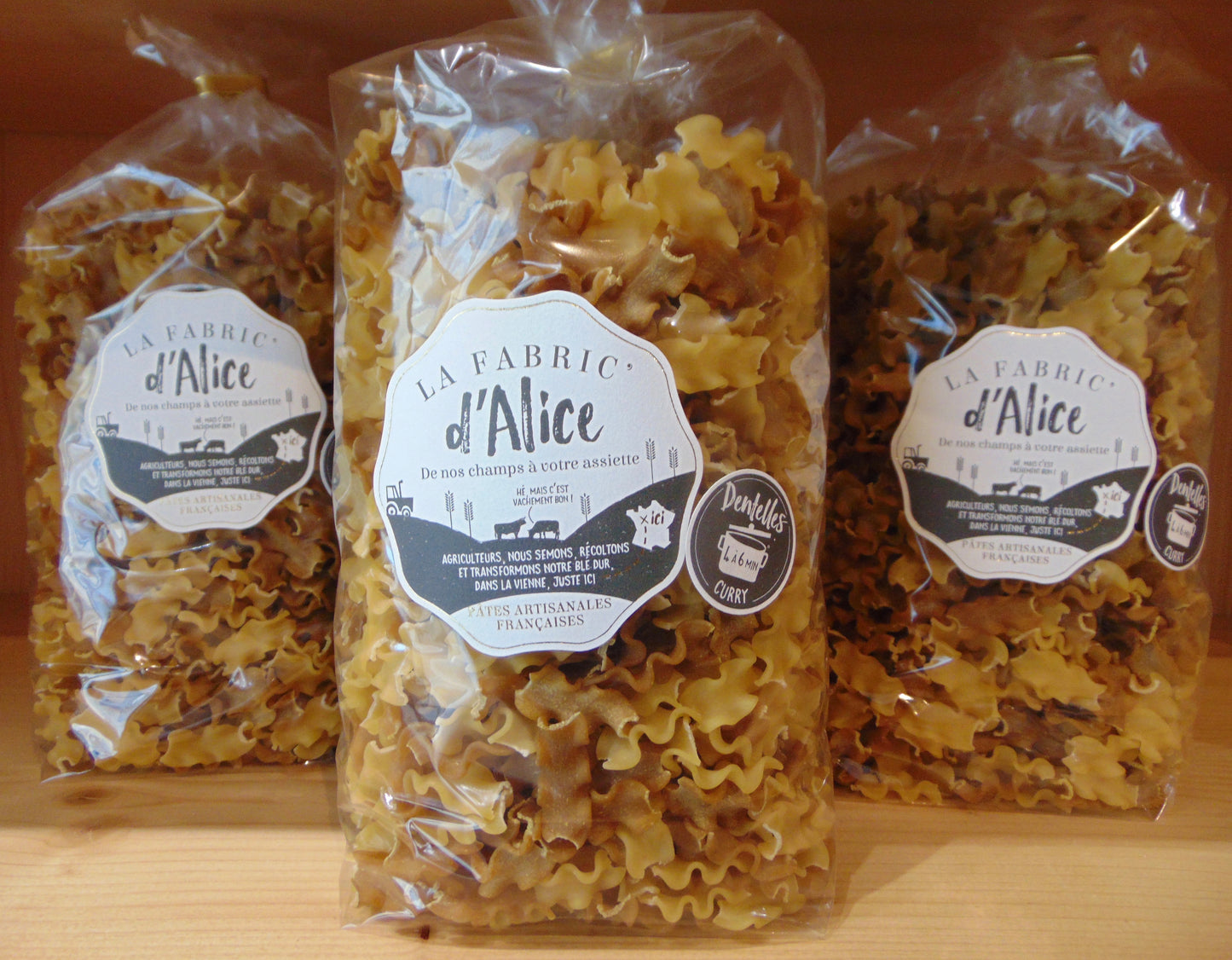 PATES DENTELLES CURRY 500g