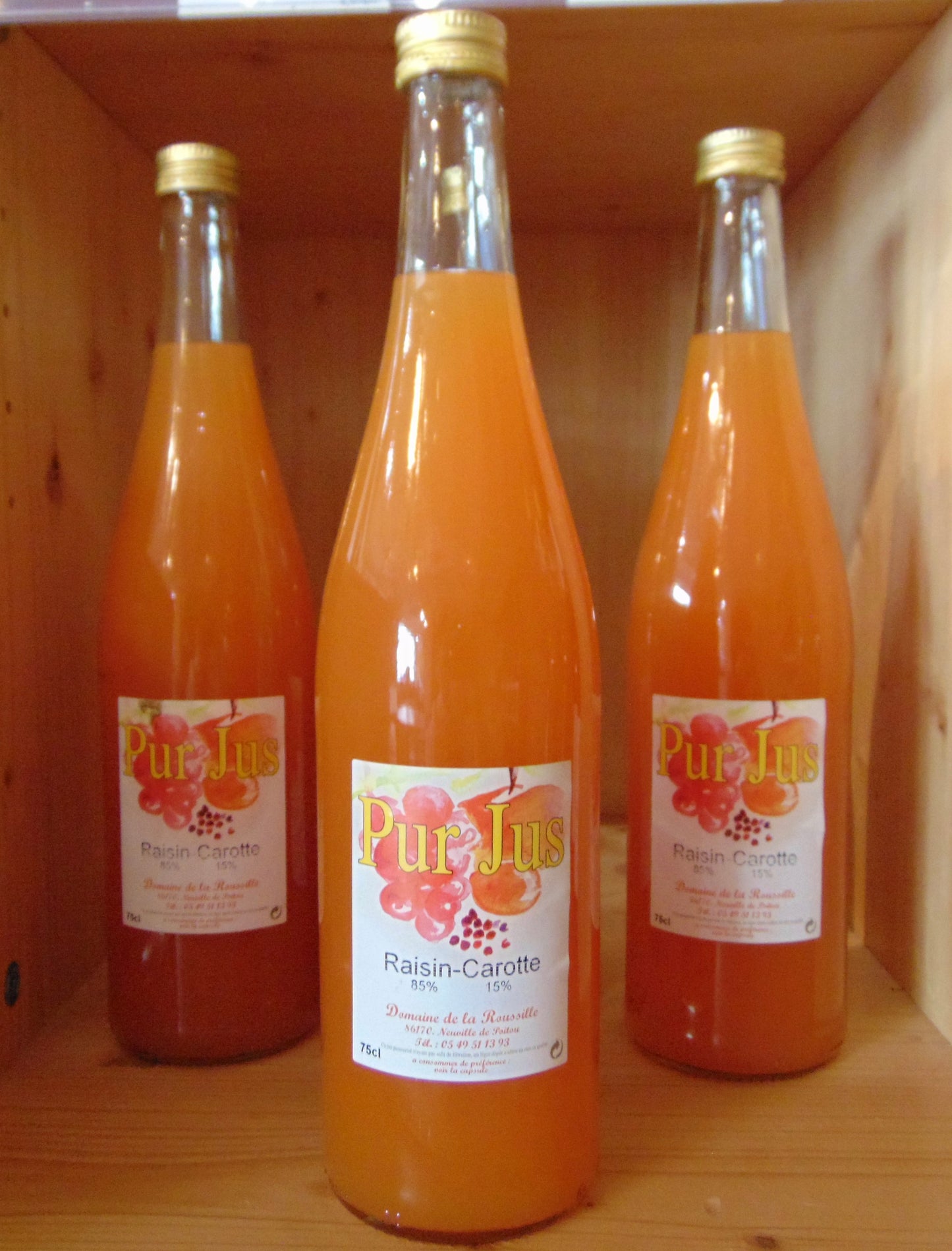 JUS DE RAISIN-CAROTTE 75 cl