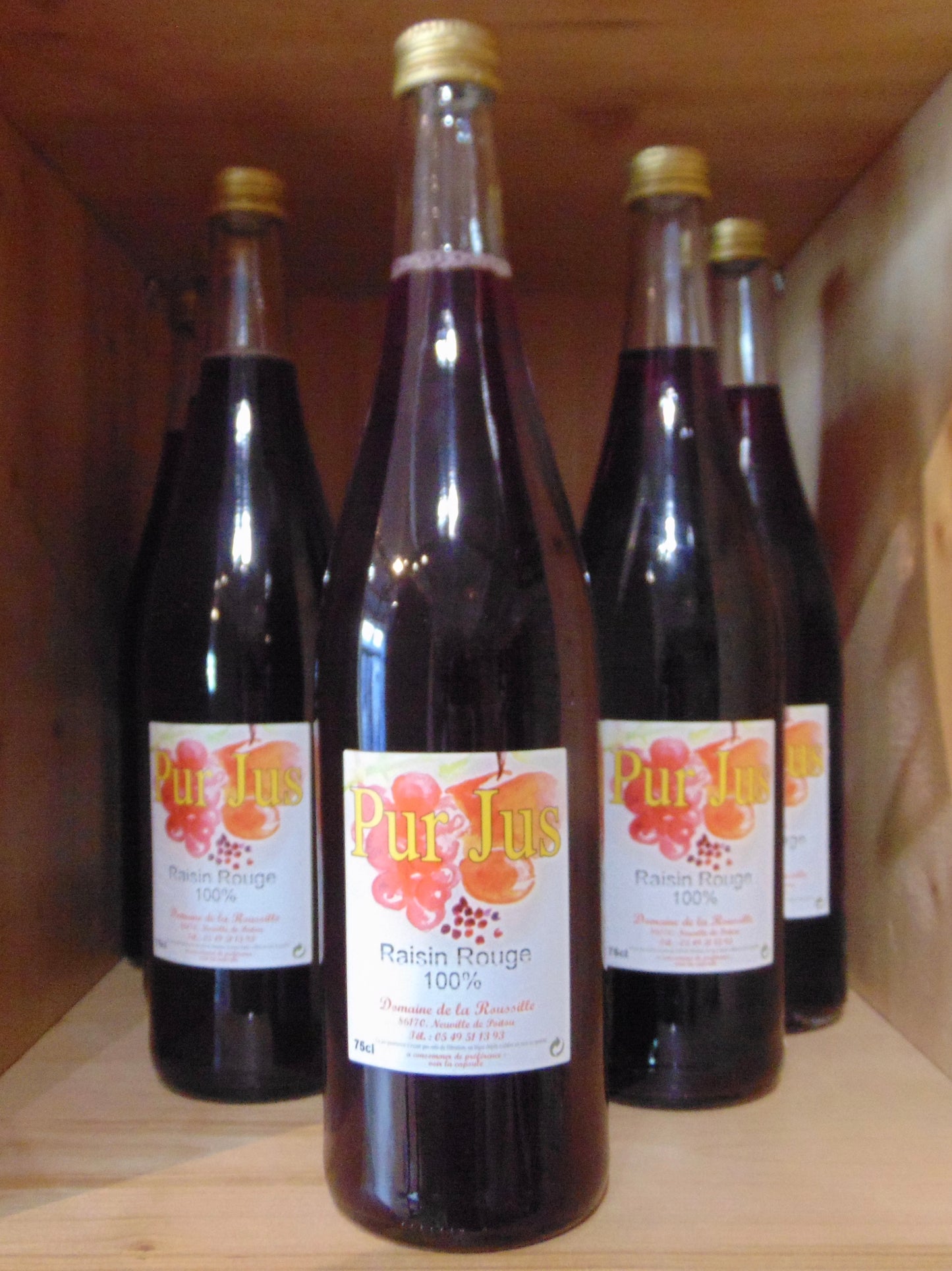 JUS DE RAISIN ROUGE 75 cl