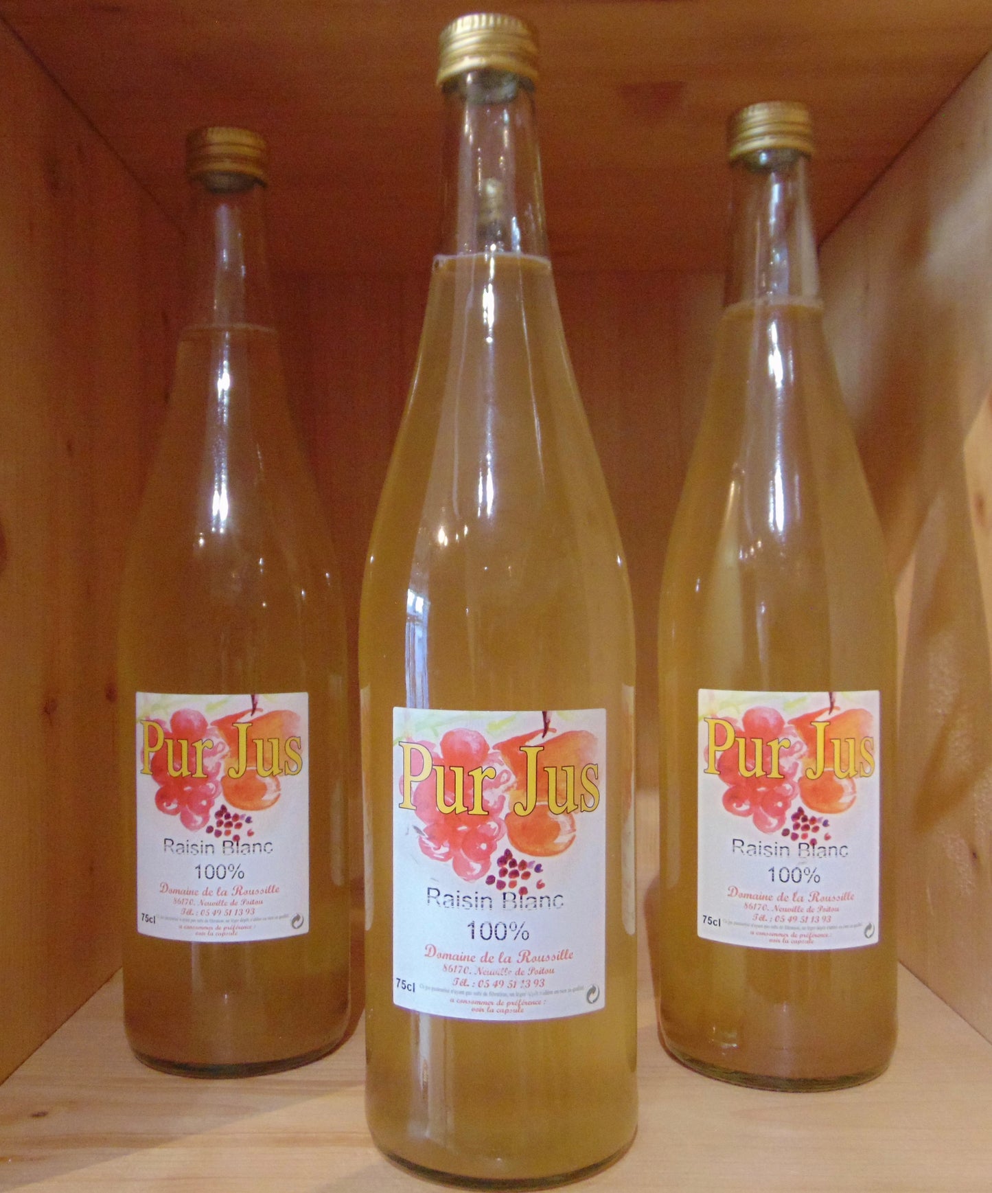 JUS DE RAISIN BLANC 75 cl