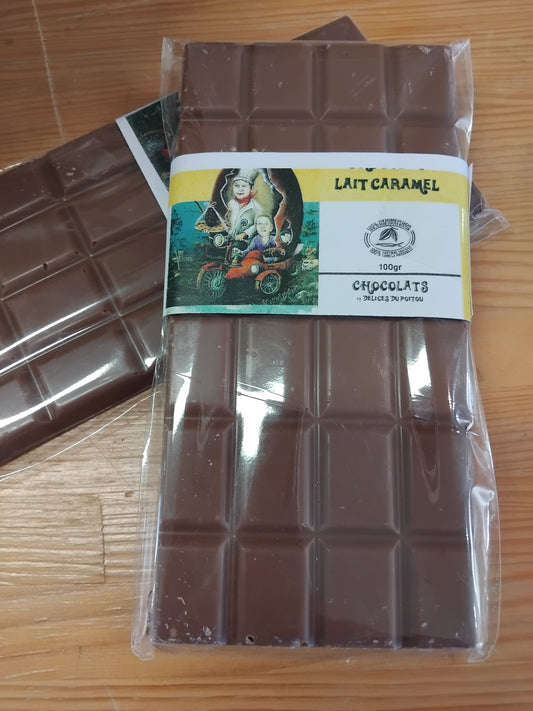 TABLETTE DE CHOCOLAT CARAMEL 100g