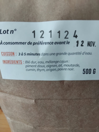 PÂTES TORTI CAJUN 500g