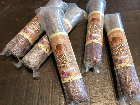 SAUCISSON DE BISON 165g