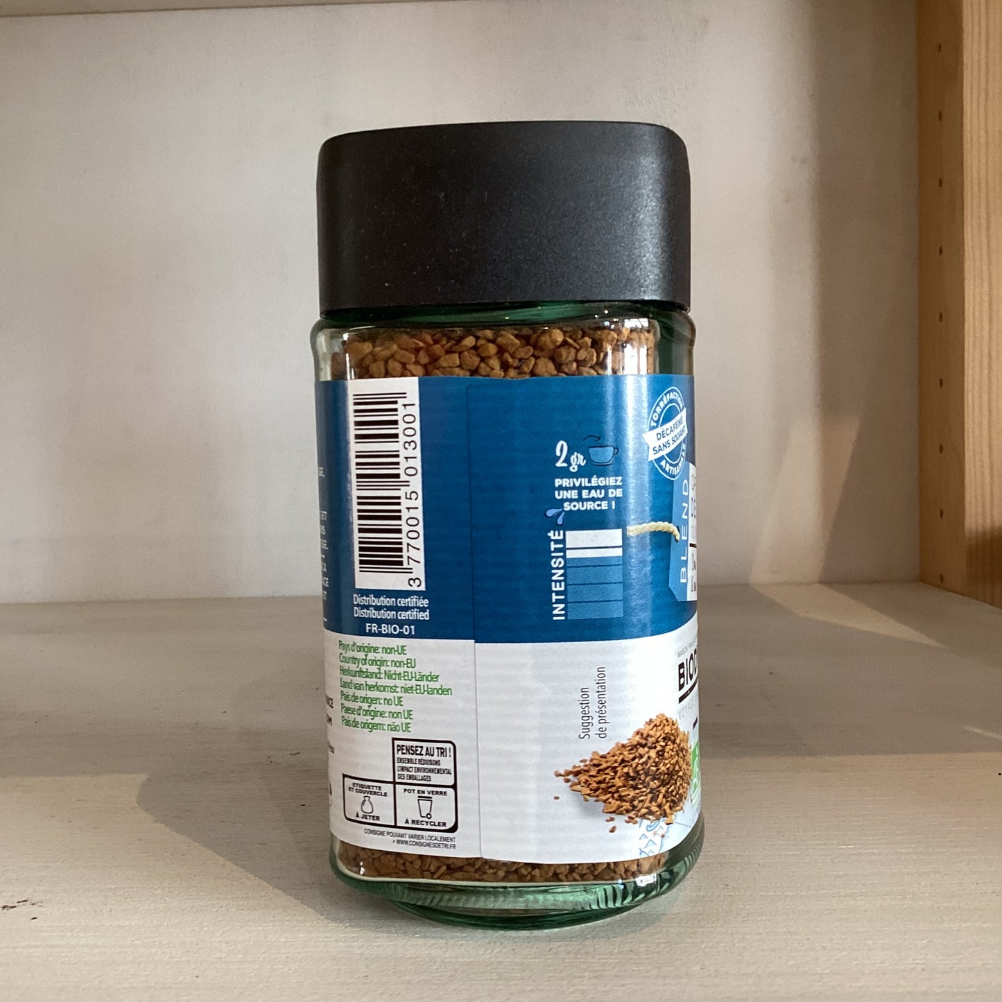 CAFÉ LYOPHILISÉ 100% ARABICA DÉCAFEINÉ 100g