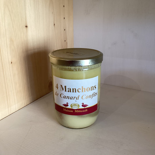 CONFIT CANARD 4 MANCHONS 640g