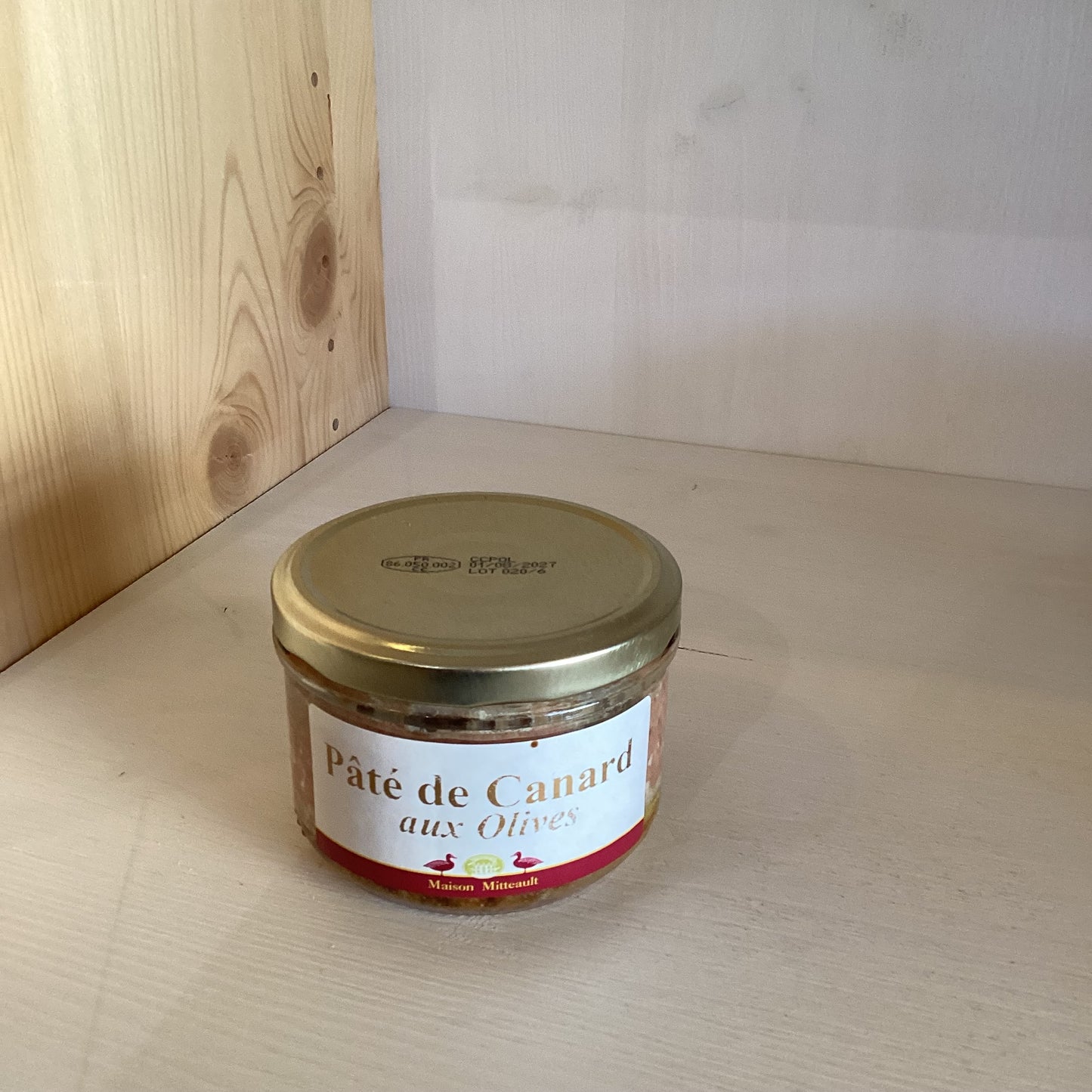 PATE DE CANARD AUX OLIVES 180g