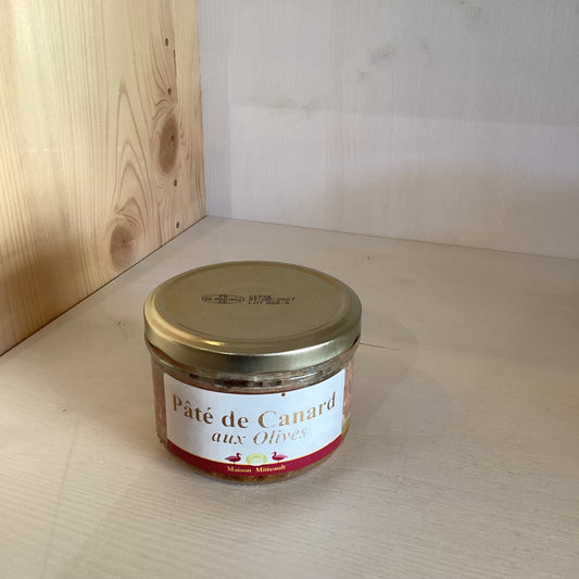 PATE DE CANARD AUX OLIVES 180g