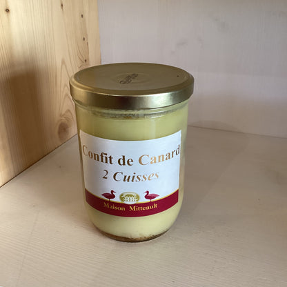 CONFIT DE CANARD 2 CUISSES 725g