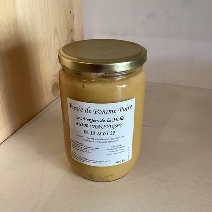 PUREE DE POMME POIRE 620g