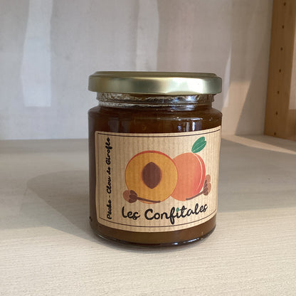 CONFITURE PECHE CLOU DE GIROFLE 225g
