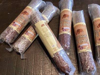 SAUCISSON DE BISON 165g