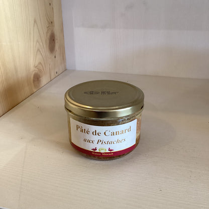 PATE DE CANARD AUX PISTACHES 180g
