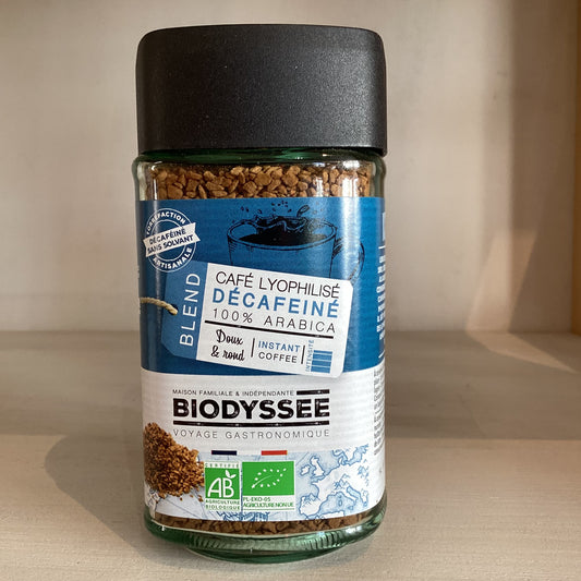 CAFÉ LYOPHILISÉ 100% ARABICA DÉCAFEINÉ 100g