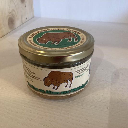 TERRINE DE BISON AUX CHATAIGNES 180g