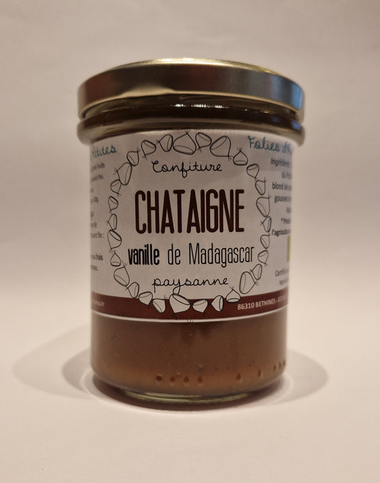 CONFITURE BIO DE CHATAIGNES VANILLE 240g