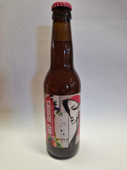 BIÈRE BLONDE "RED BERRIES" 33cl