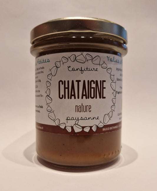 CONFITURE BIO DE CHATAIGNES NATURE 240g