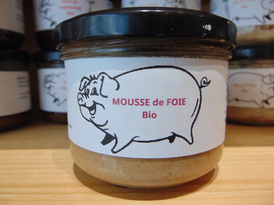 MOUSSE DE FOIE DE PORC BIO 180g