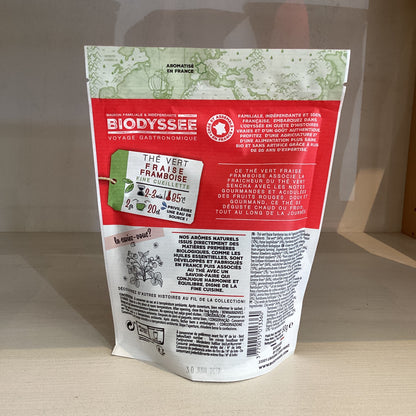 THÉ VERT FRAISES FRAMBOISES 80g