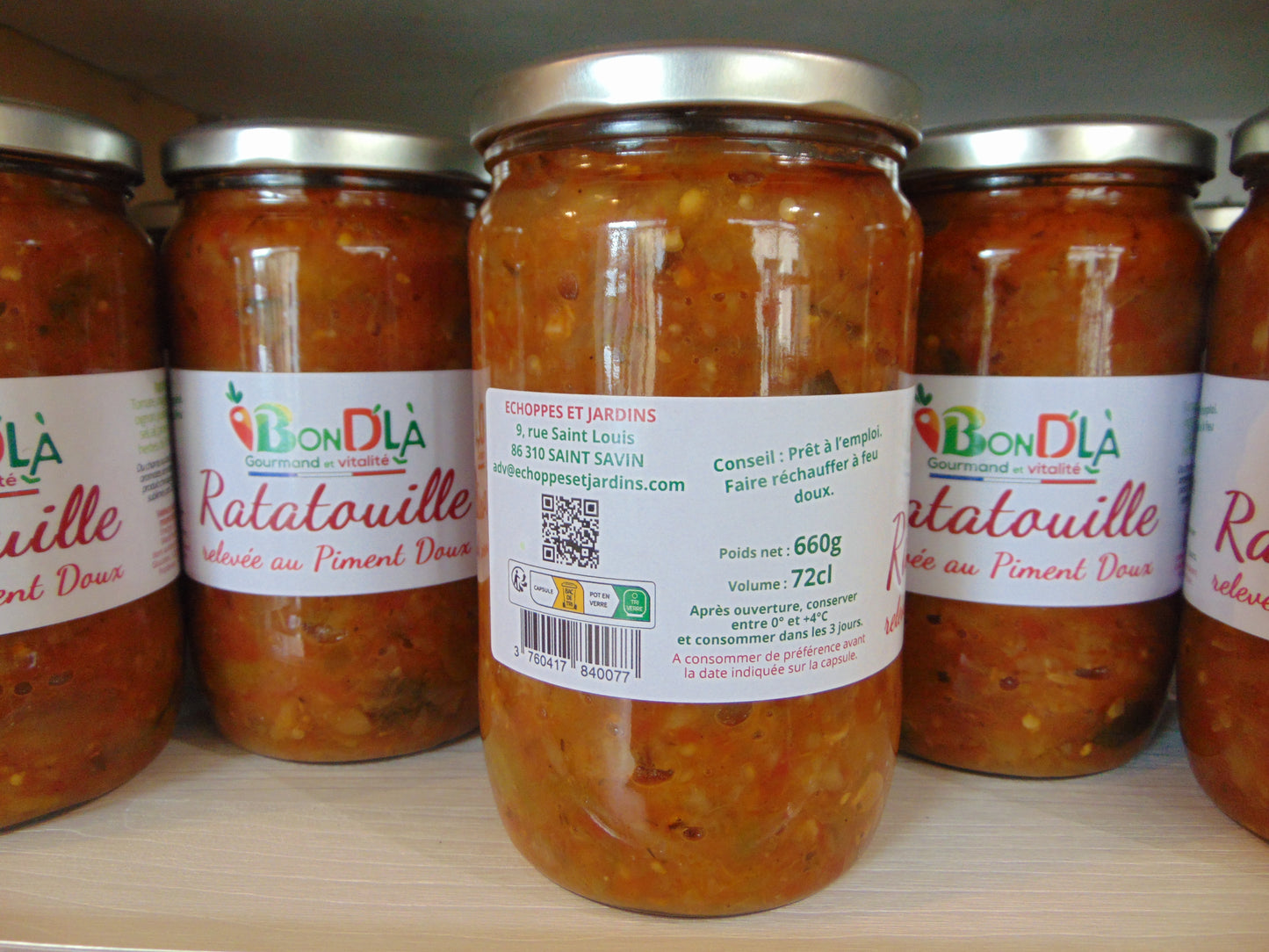 RATATOUILLE PIMENT DOUX 660G